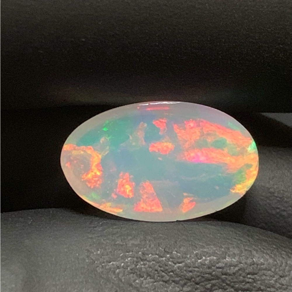STUNNING 3.55CT BROADFLASH ROLLING! RARE TOP QUALITY NATURAL ETHIOPIAN WELO OPAL - Picture 6 of 6